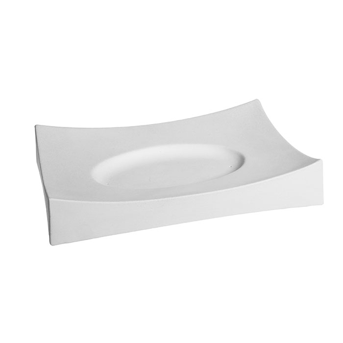 Glasfusing mal / Rectangular Slumper Oval Base 958.414